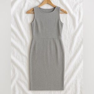 Old Navy Elegant Gray Sleeveless Dress women’s size medium tall